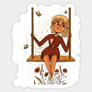 Daydreaming Sticker